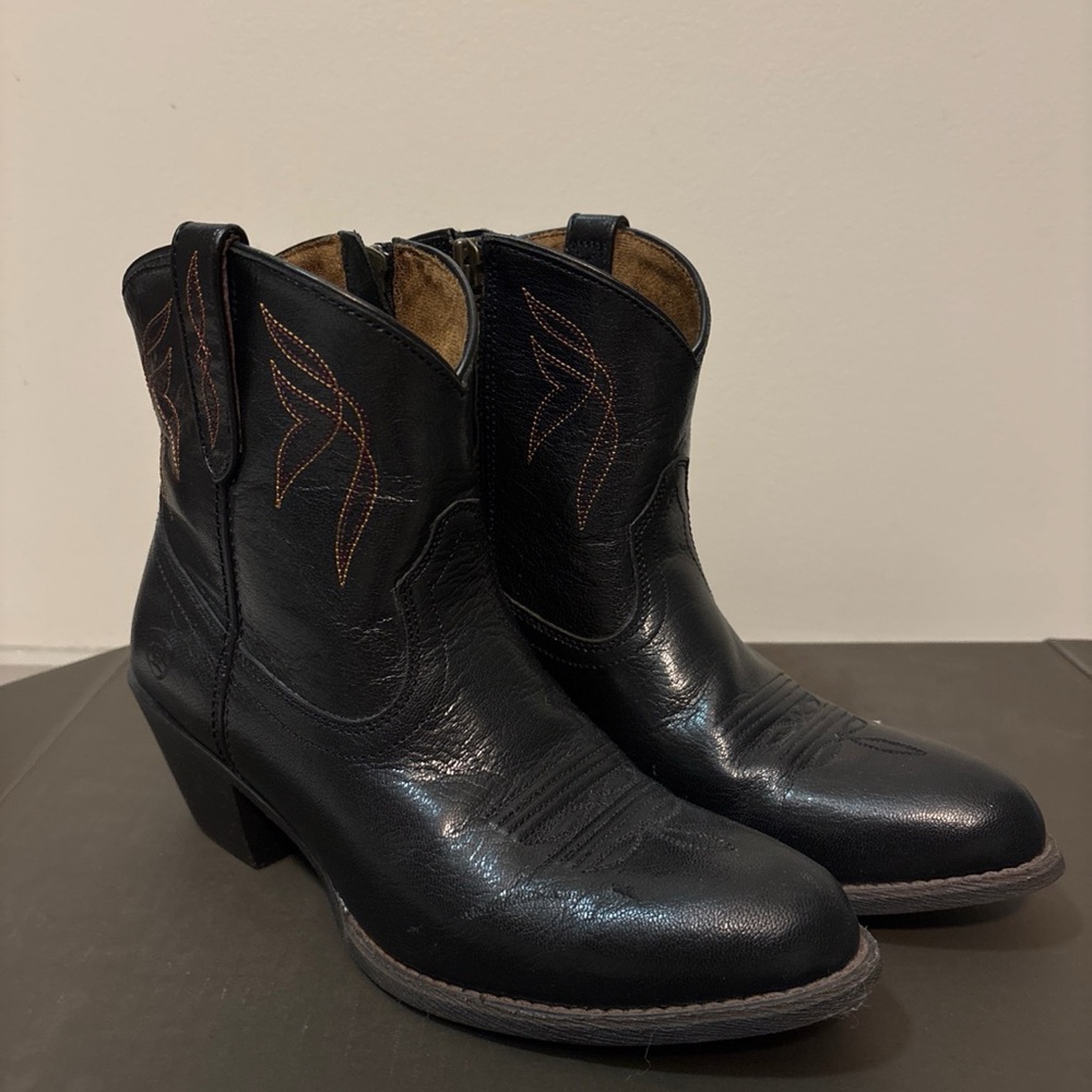 Darlin Western Boot, sz9, Black